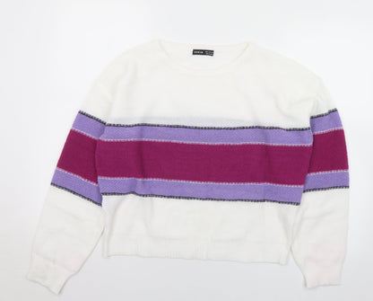 Womens UK Size S SheIn Multicoloured Pullover Jumper
