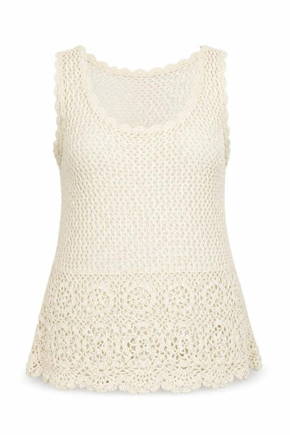 Womens UK Size 12 Peacocks White Vest Jumper