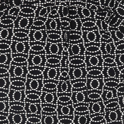Womens UK Size M H&M Black Jersey Blouse
