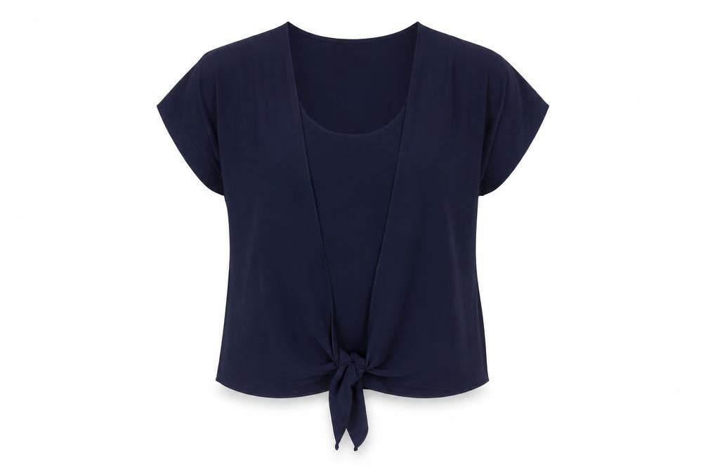 Womens UK Size 14 Dorothy Perkins Blue Kimono Blouse