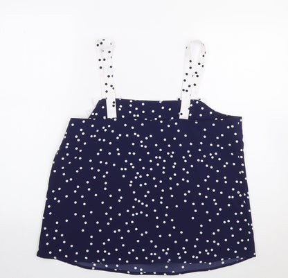 Womens UK Size L Savida Blue Camisole Blouse