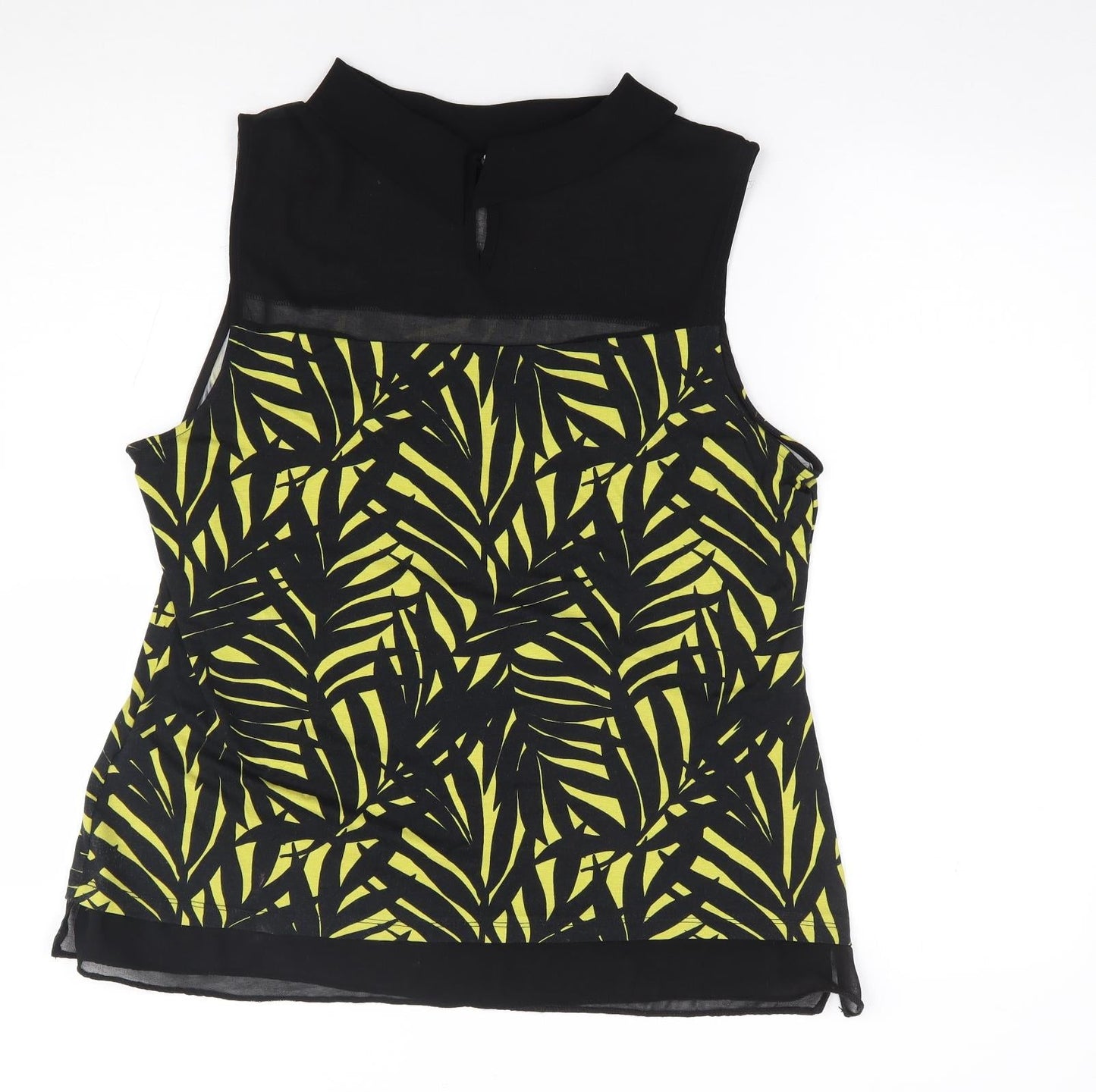 Womens UK Size 16 Debenhams Green Jersey Tank