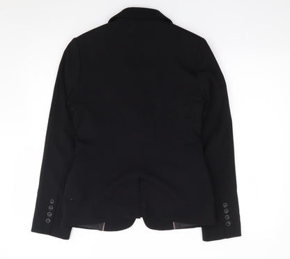 Womens UK Size 10 H&M Regular Black Suit Jacket