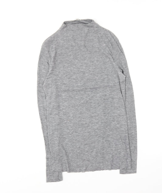 Womens UK Size 10 River Island Grey Pullover Jumper