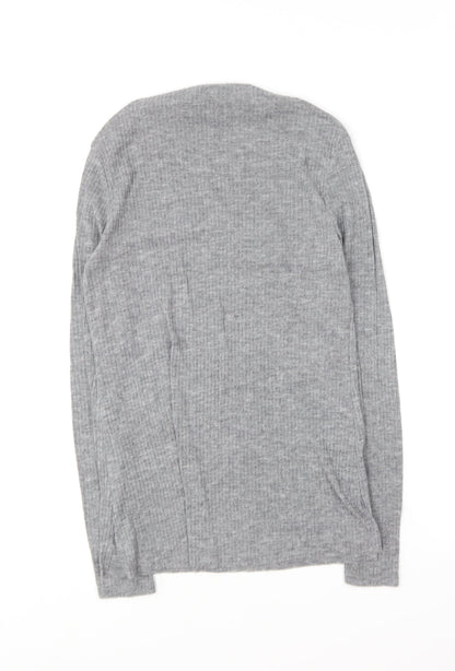 Womens UK Size 10 River Island Grey Pullover Jumper