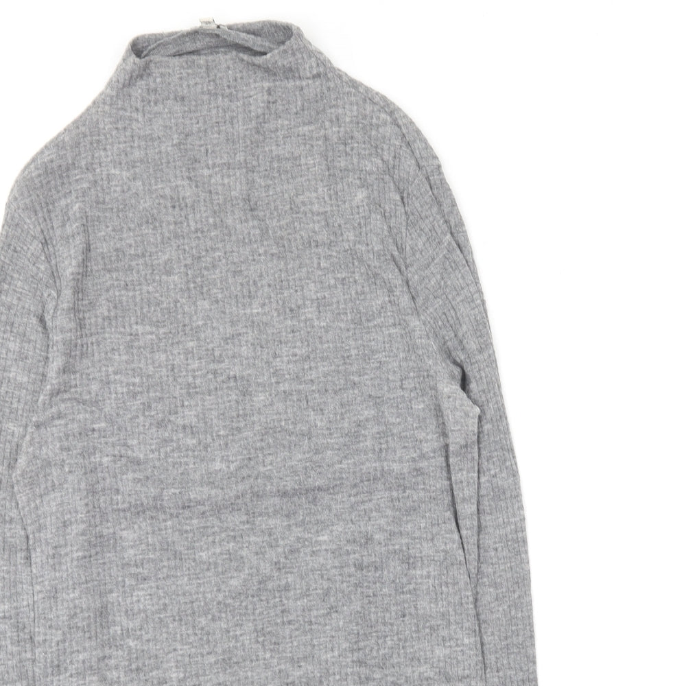 Womens UK Size 10 River Island Grey Pullover Jumper