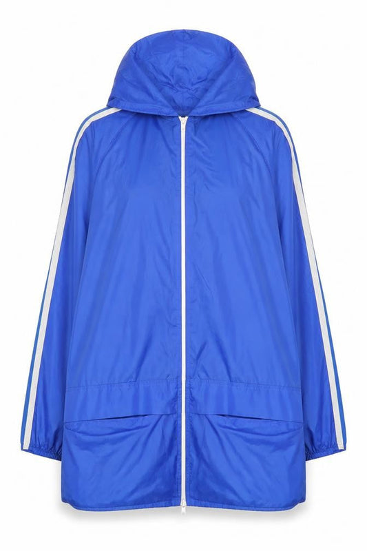 Manjula Womens Blue   Rain Coat Coat Size 14