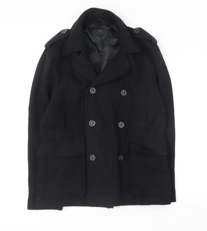 Butler & Webb  Womens Black   Overcoat Coat Size S