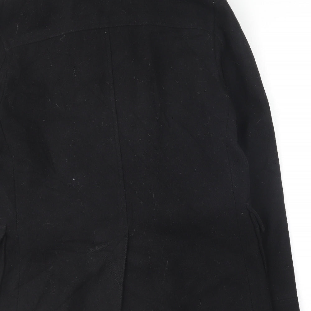 Butler & Webb  Womens Black   Overcoat Coat Size S