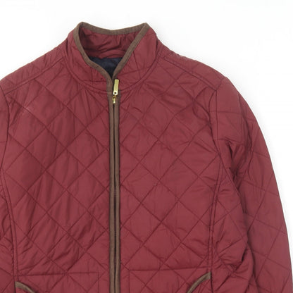 Womens UK Size XL Betty Kay Purple Quilted Coat