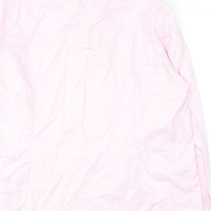 Mens UK Size 17 Hammond & Co Pink  Button-Up Long Sleeve Casual Shirt