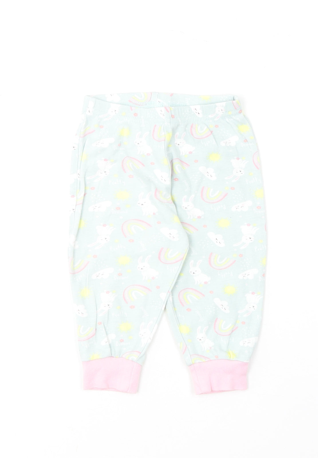 Pure Baby Baby Multicoloured  Cotton Jogger Leggings Size 6-9 Months