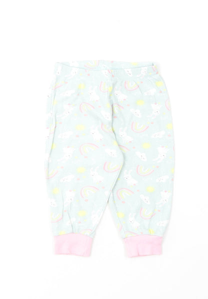 Pure Baby Baby Multicoloured  Cotton Jogger Leggings Size 6-9 Months