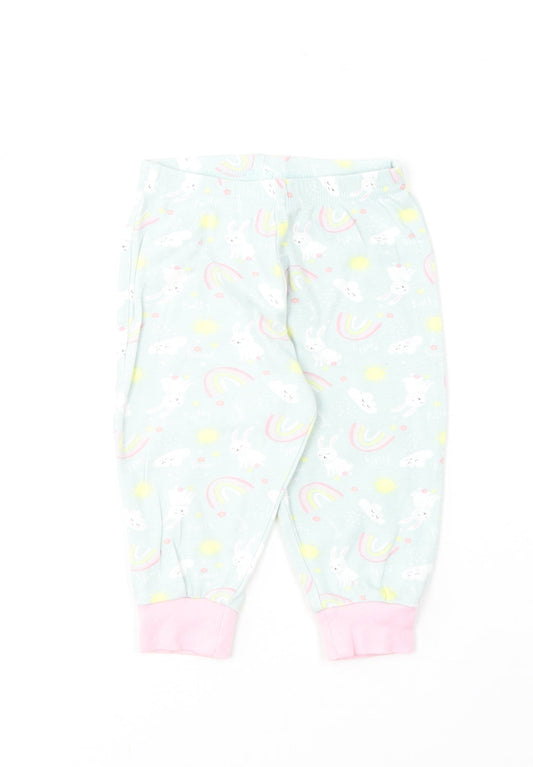 Pure Baby Baby Multicoloured  Cotton Jogger Leggings Size 6-9 Months