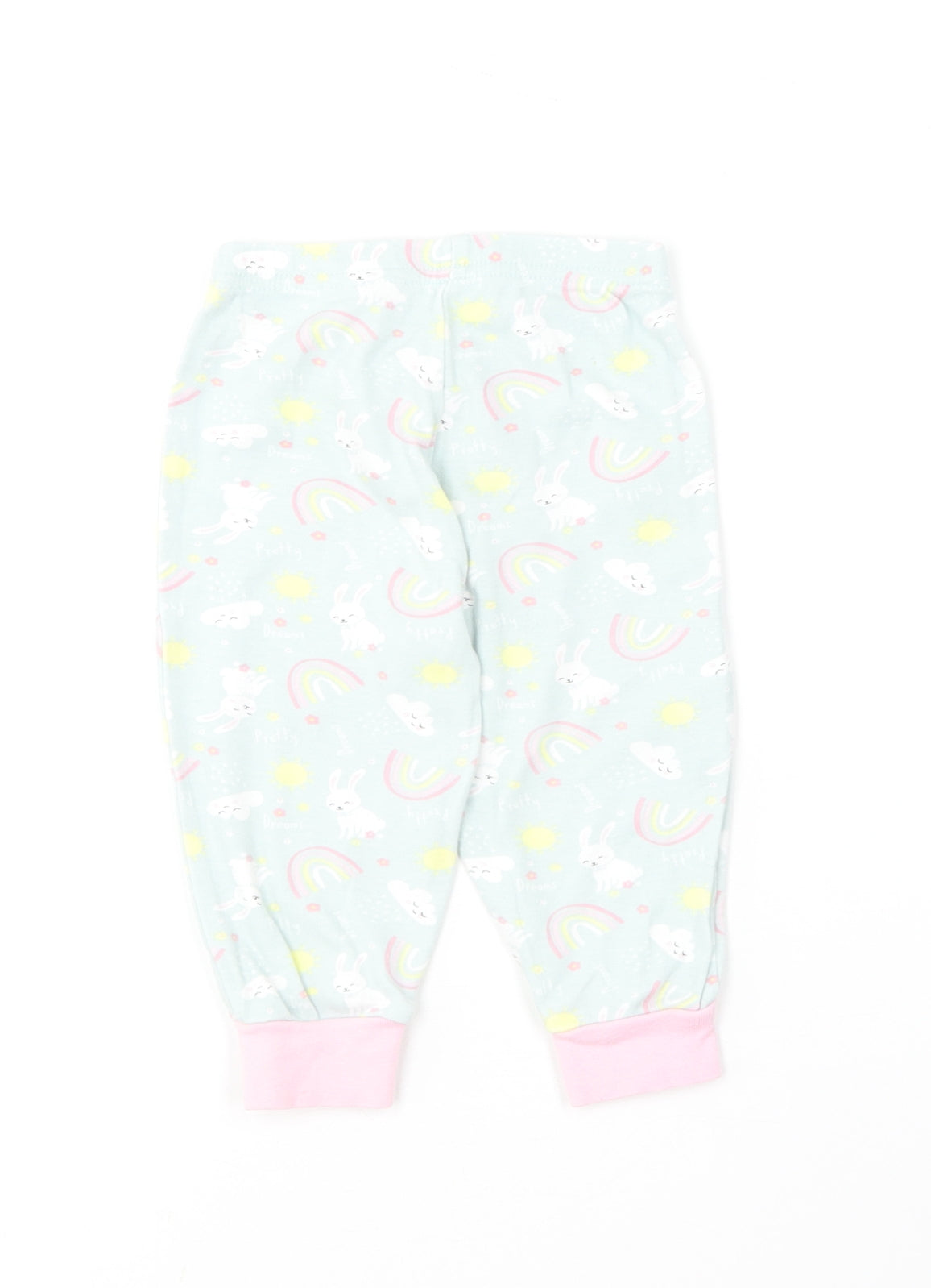 Pure Baby Baby Multicoloured  Cotton Jogger Leggings Size 6-9 Months