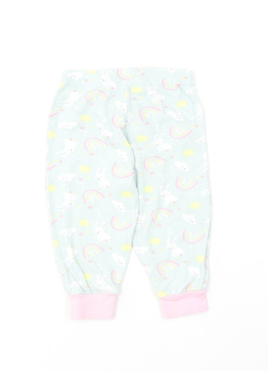 Pure Baby Baby Multicoloured  Cotton Jogger Leggings Size 6-9 Months