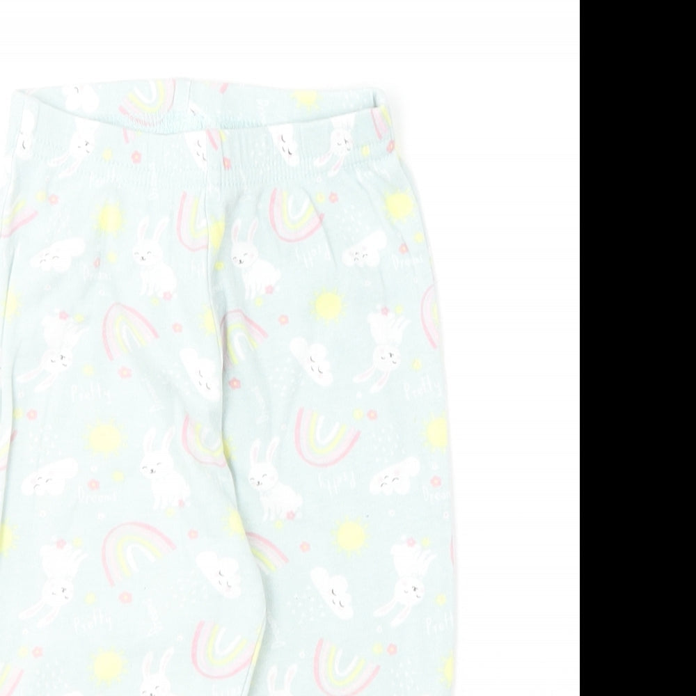 Pure Baby Baby Multicoloured  Cotton Jogger Leggings Size 6-9 Months