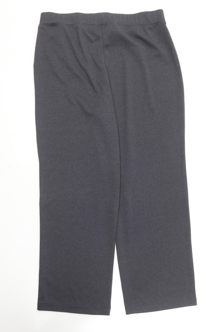 George Simonton Mens Grey  Polyester Jogger Trousers Size M L23 in Regular