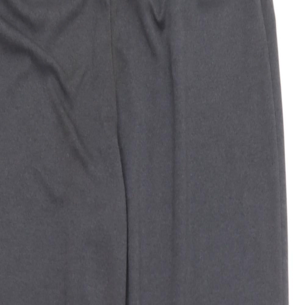 George Simonton Mens Grey  Polyester Jogger Trousers Size M L23 in Regular