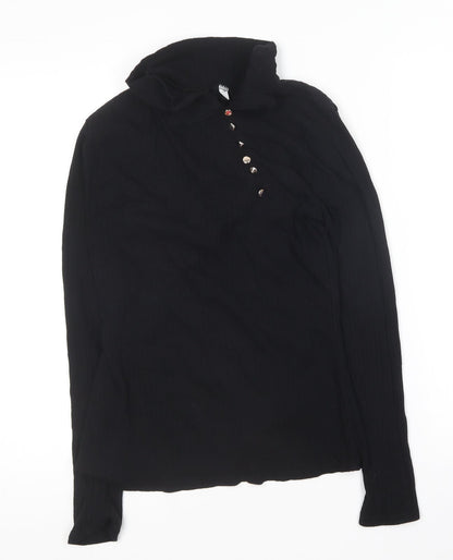 Womens UK Size M Preworn Black Pullover Jumper