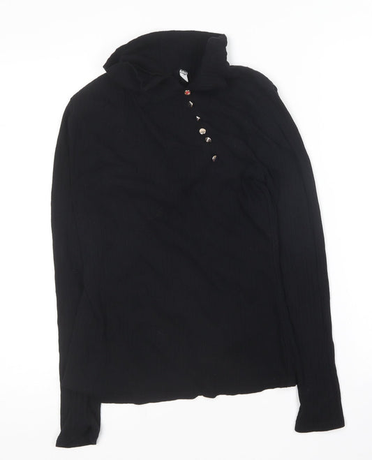 Womens UK Size M Preworn Black Pullover Jumper