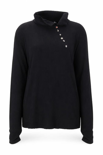 Womens UK Size M Preworn Black Pullover Jumper