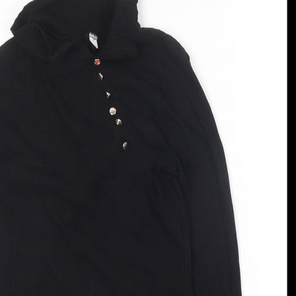 Womens UK Size M Preworn Black Pullover Jumper