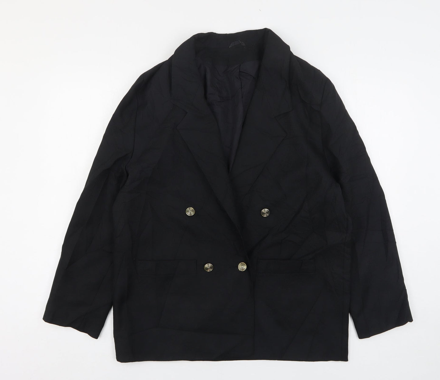 Womens UK Size 12 Preworn Regular Black Suit Jacket