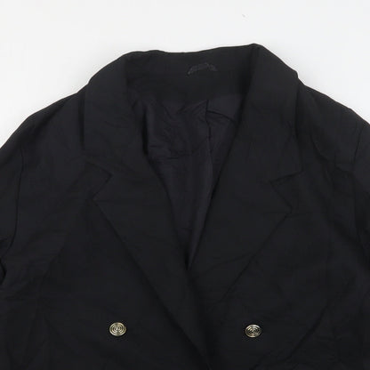Womens UK Size 12 Preworn Regular Black Suit Jacket