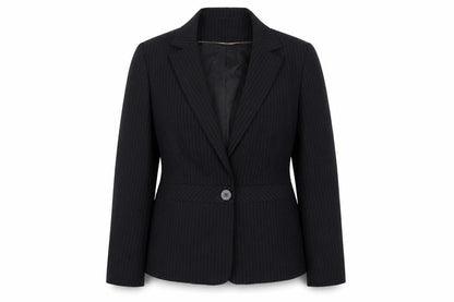 Womens UK Size 14 F&F Regular Black Suit Jacket