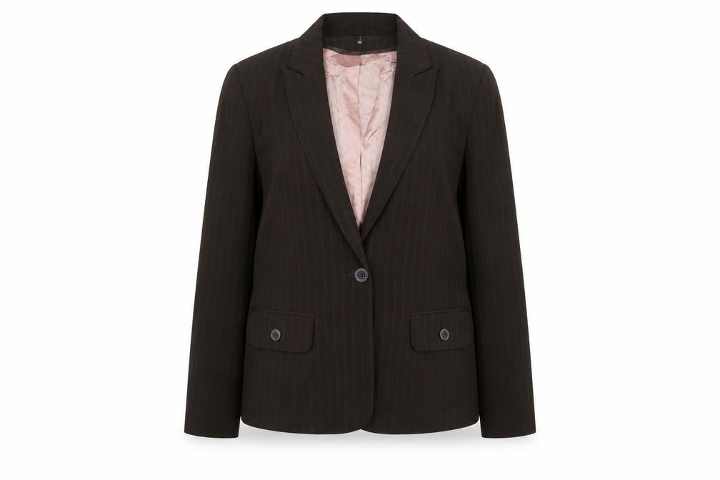 Womens UK Size 16 George Regular Brown Suit Jacket