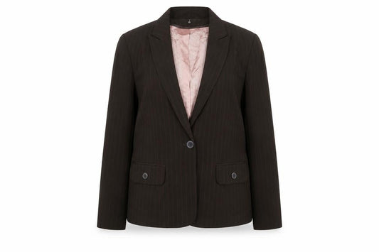 Womens UK Size 16 George Regular Brown Suit Jacket