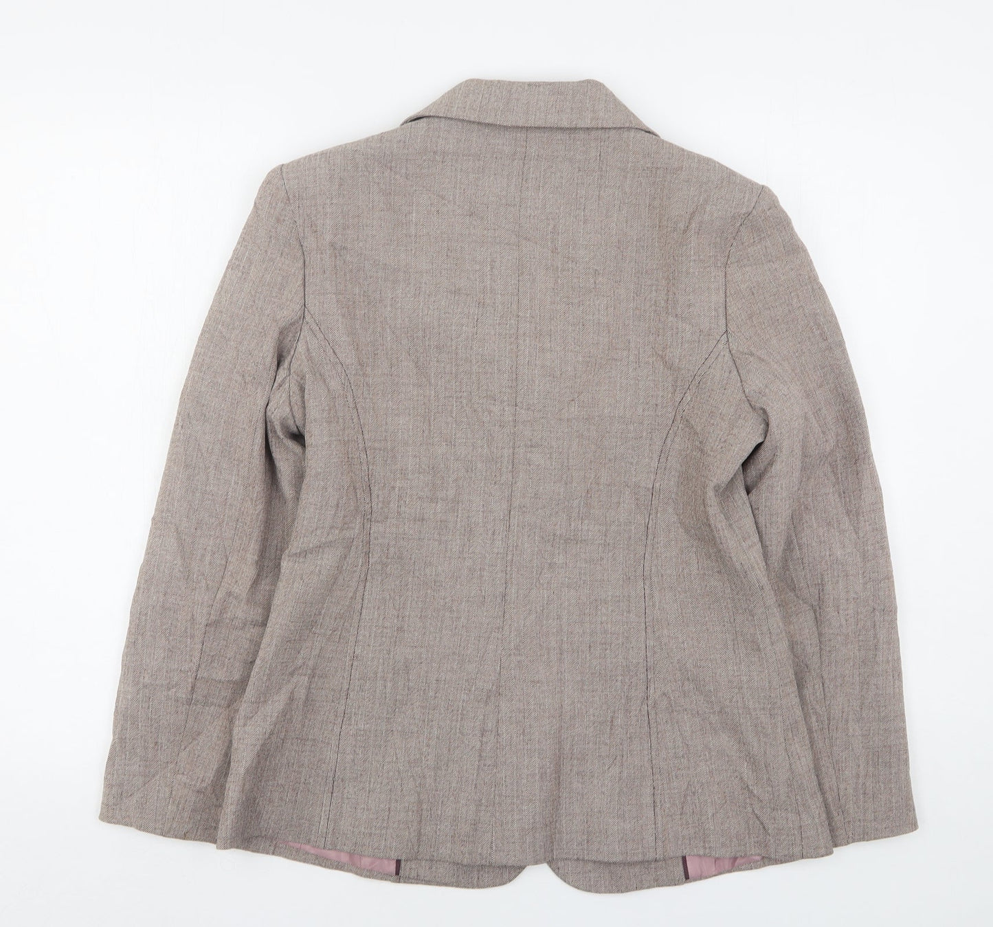 Berkertex Womens Pink  Polyester Jacket Suit Jacket Size 12