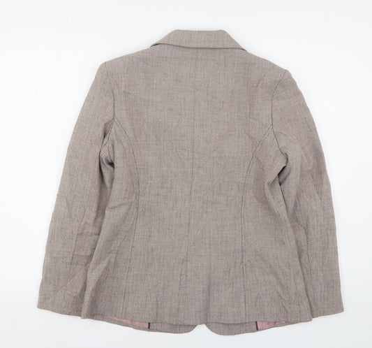 Berkertex Womens Pink  Polyester Jacket Suit Jacket Size 12