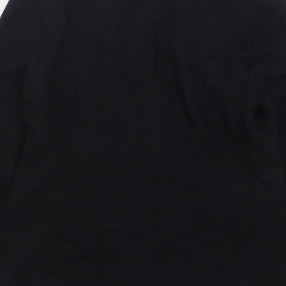 Marks and Spencer Womens Black  Polyester Jacket Blazer Size 10