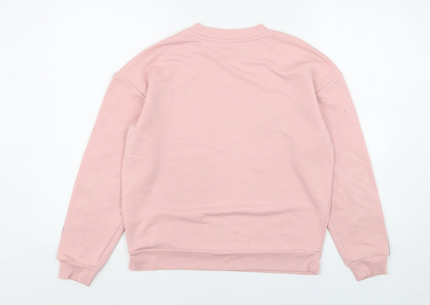 Topshop Womens Pink  Cotton Pullover Sweatshirt Size 6