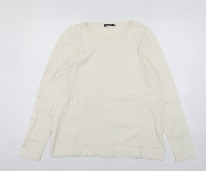 Womens UK Size 14 Olsen Beige Pullover Jumper