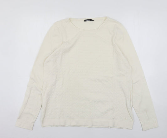 Womens UK Size 14 Olsen Beige Pullover Jumper