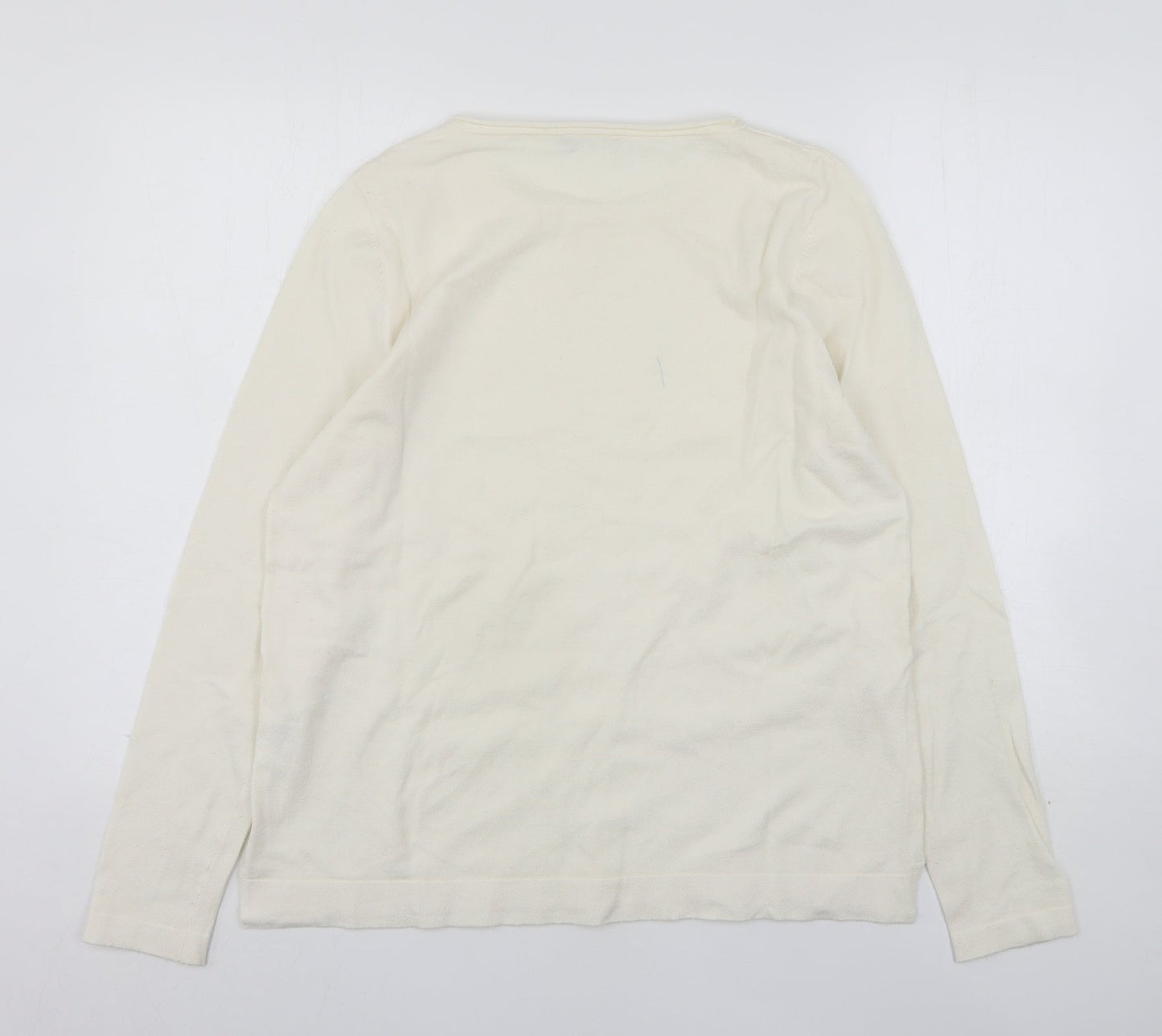 Womens UK Size 14 Olsen Beige Pullover Jumper