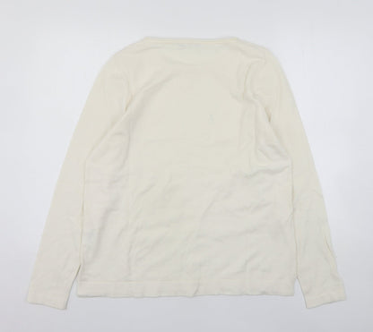 Womens UK Size 14 Olsen Beige Pullover Jumper