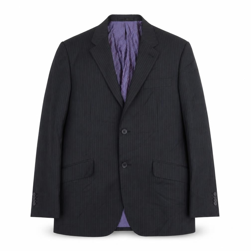 Mens UK Size 38 George Regular Black Suit Jacket
