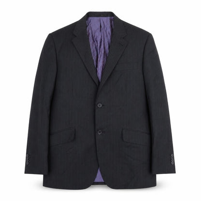 Mens UK Size 38 George Regular Black Suit Jacket