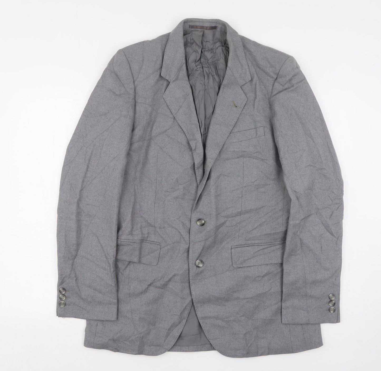 Mens UK Size 38 Burton Regular Grey Suit Jacket