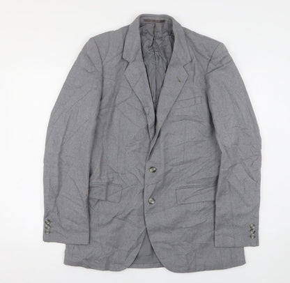 Mens UK Size 38 Burton Regular Grey Suit Jacket