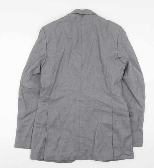 Mens UK Size 38 Burton Regular Grey Suit Jacket