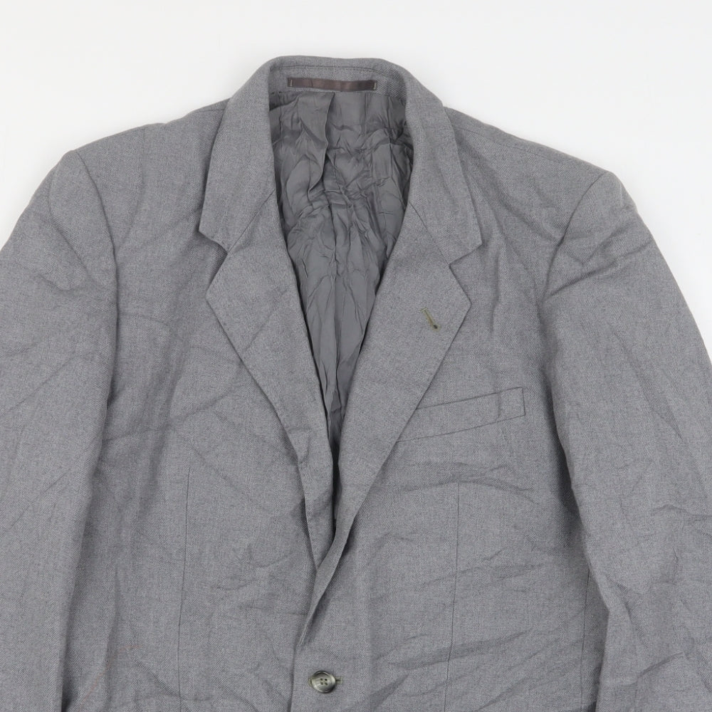 Mens UK Size 38 Burton Regular Grey Suit Jacket