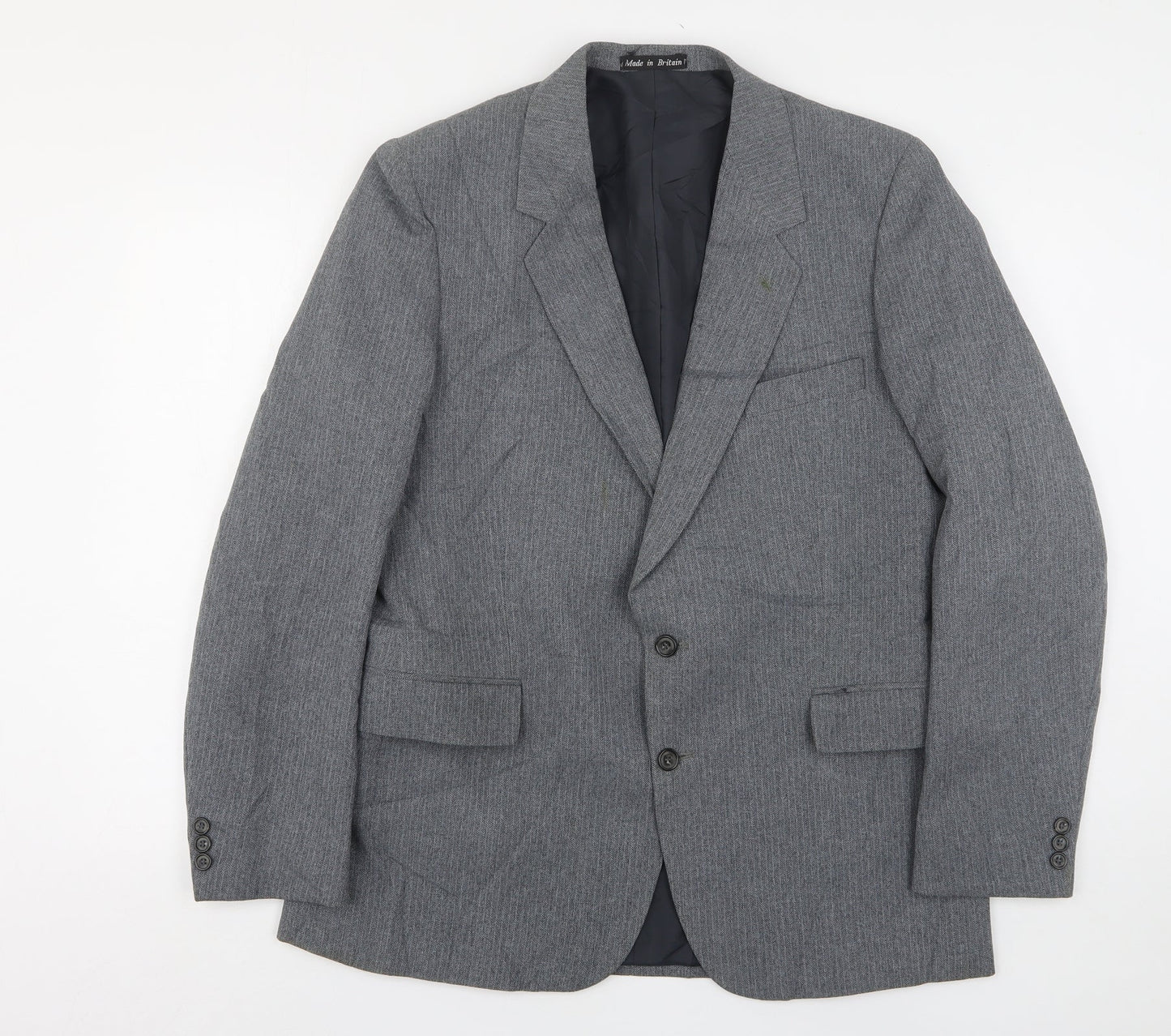 Mens UK Size 42 Greenwoods Regular Grey Suit Jacket