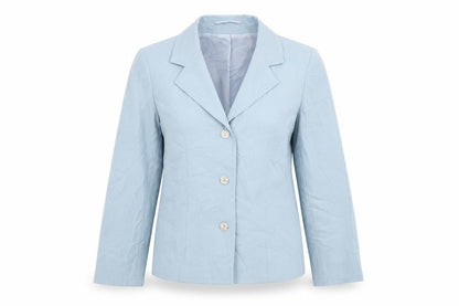 Womens UK Size 12 Slimma Regular Blue Suit Jacket