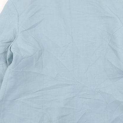 Womens UK Size 12 Slimma Regular Blue Suit Jacket