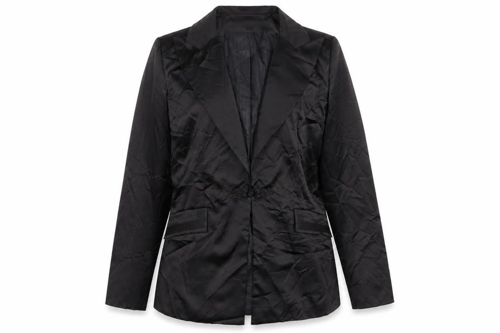 Womens UK Size 14 Roman Regular Black Suit Jacket